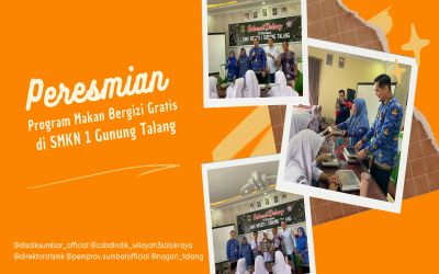 Menguatkan Langkah Menuju Generasi Sehat, Program Makan Bergizi Gratis di SMKN 1 Gunung Talang resmi diluncurkan