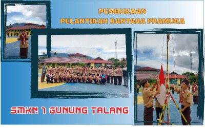 Pembukaan Pelantikan Bantara Pramuka SMKN 1 Gunung Talang